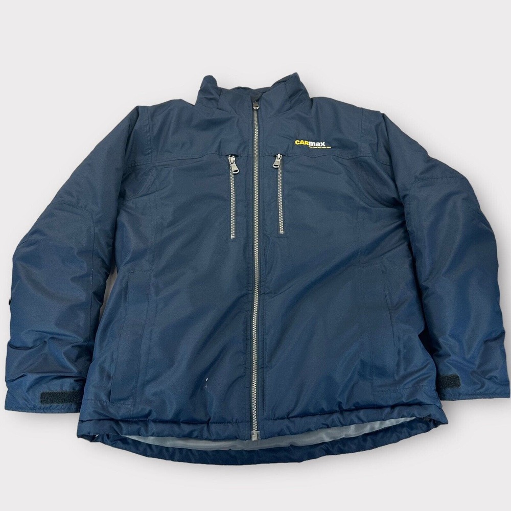 Carmax Navy Windbreaker Jacket